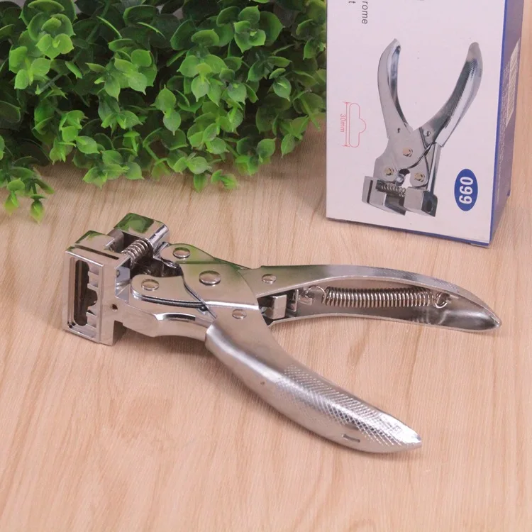 Air Locker A04 Manual Metal Slot Punch Plier T-Shaped Hole Cutting Tool Hanger Hole Punch, Punch Out Dimension: 1 x 5/16 Inch Replaces McGill MCG16200