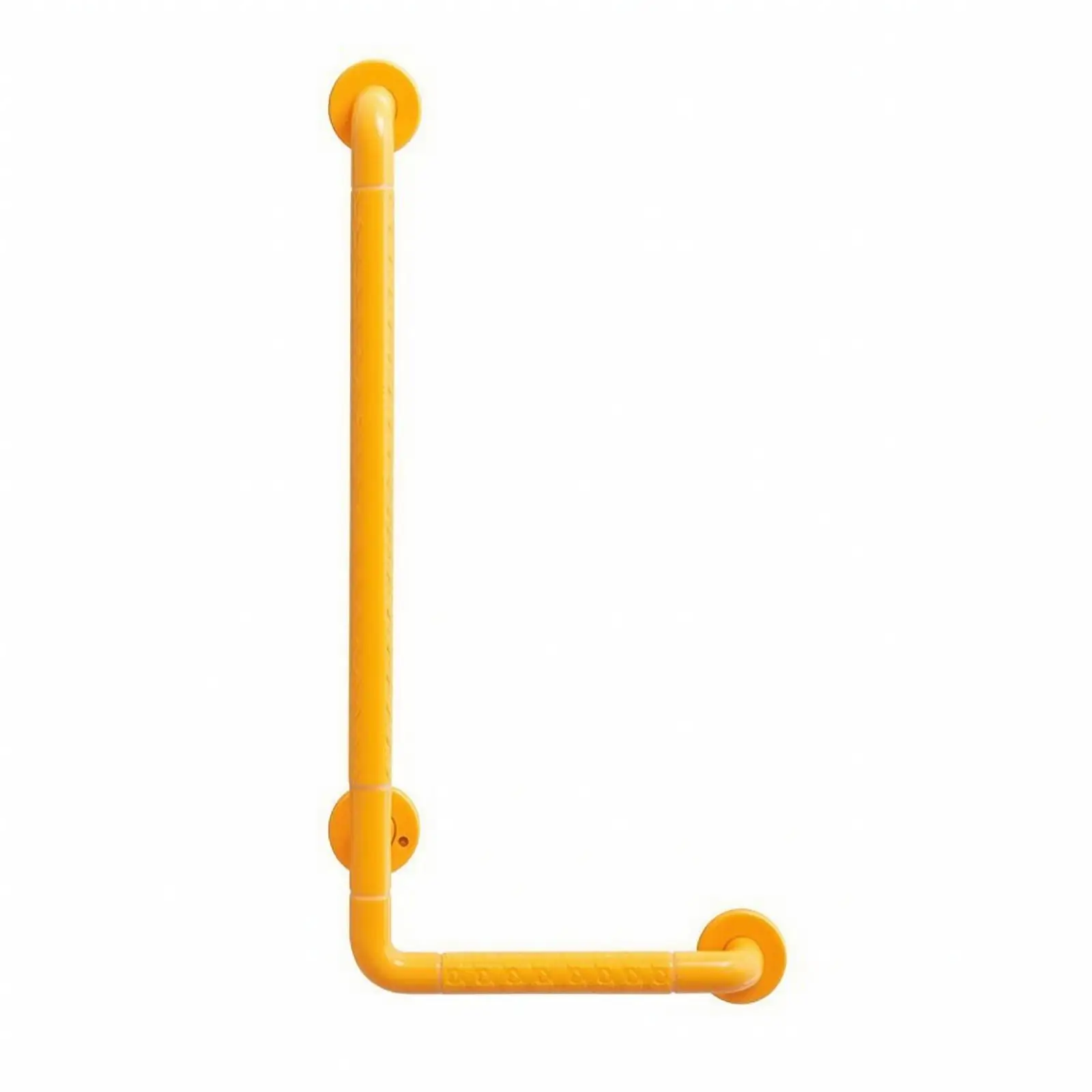 Bathroom Safety Grab Bar for Toilet Shower Anti Slip Textured Surface 90 Degree Corner Handrail for Disabled