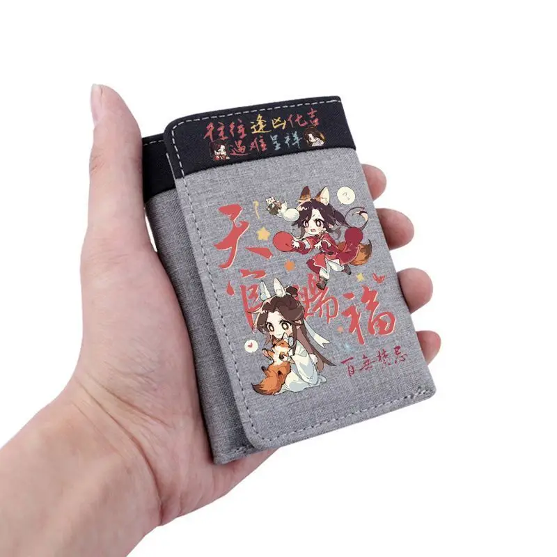 Tian Guan Blessing Anime Merchandise Student Ins Style Female 70% Off Two-Dimensional Cartoon Small Wallet Card Holder Anime