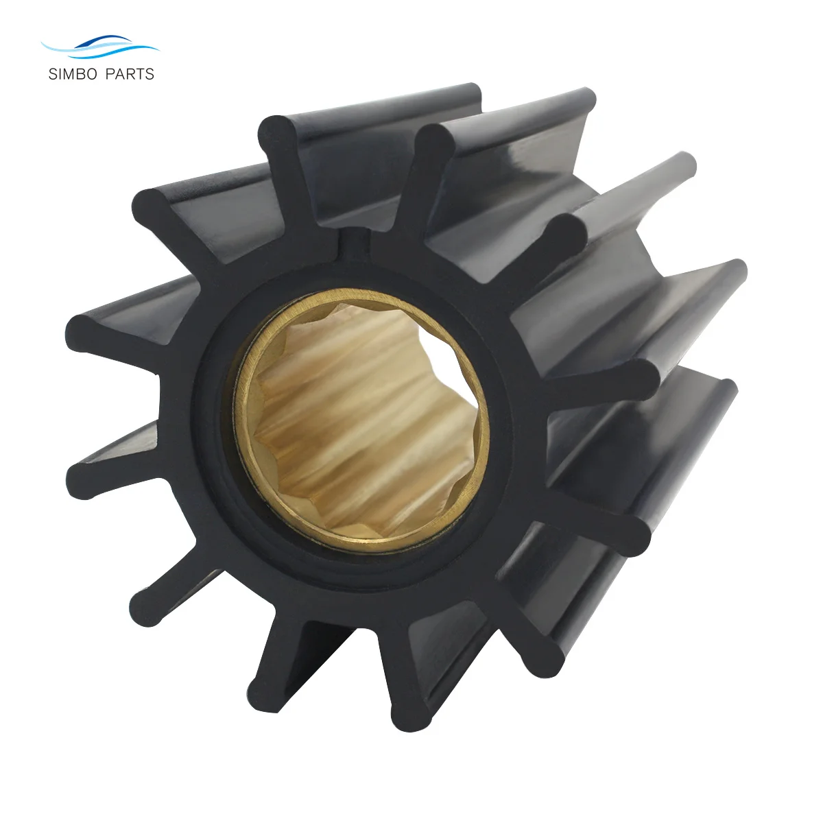 Flexible Water Pump Impeller For Hino Marine W06D-T1 Series Engine YANMAR 119574-42550 PERKINS 119574-42550