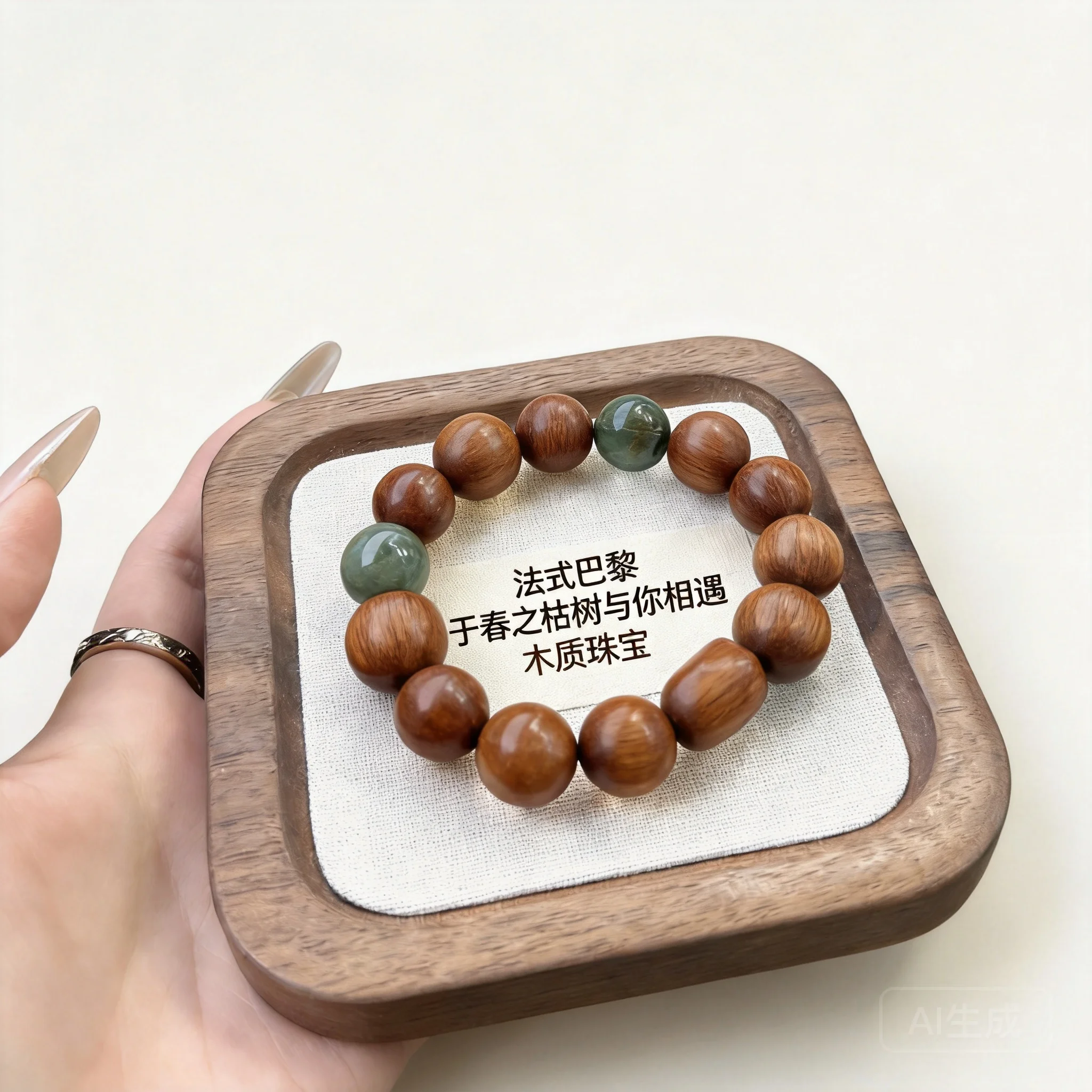 Chinese Style Auspicious Blessing Natural Rose Quartz Red Hematoid Quartz Multi Crystal Beaded Bracelet Elegant Fashion Jewelry
