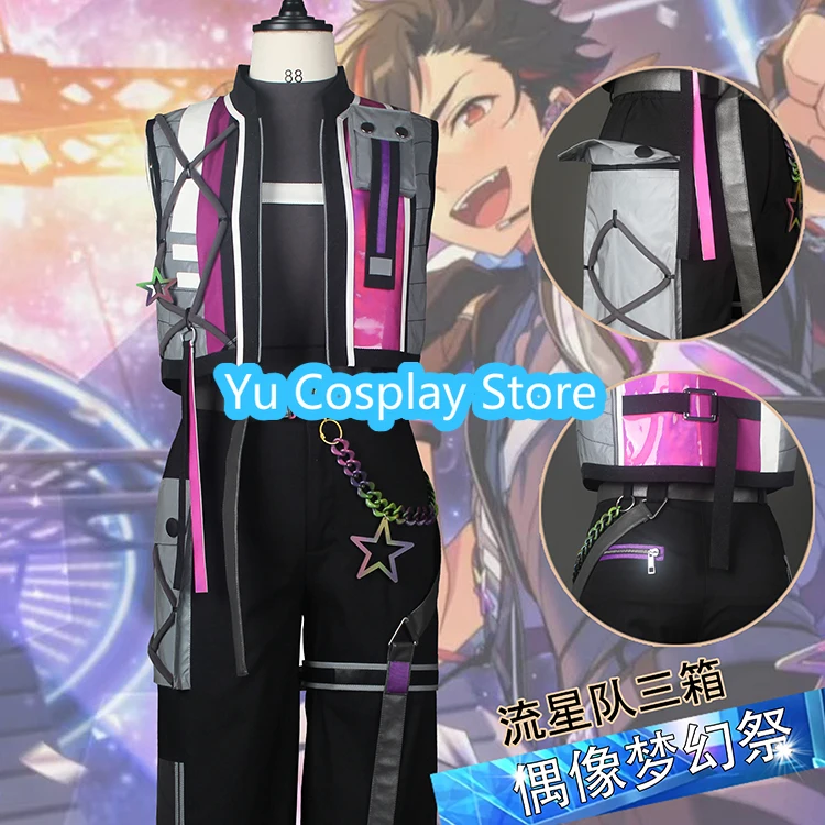 Game Ensemble Stars Shinkai Kanata Nagumo Tetora Sengoku Shinobu Takamine Midori Morisawa Chiaki Cosplay Costume Ryuseitai Suit