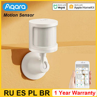 100% Original Aqara Human Body Sensor via Android IOS Smart Body Movement Motion Sensor Zigbee Connection For xiaomi Mi home App