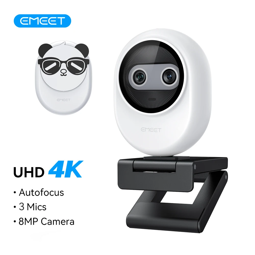 4K Webcam Emeet Pik…