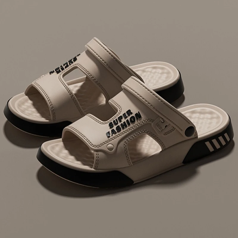 Sandals Men Slippers Clog EVA Flip Flop Soft Non Slip Clapper Slides Outdoor Summer House Home Sports Garden Driving Shoe Beach