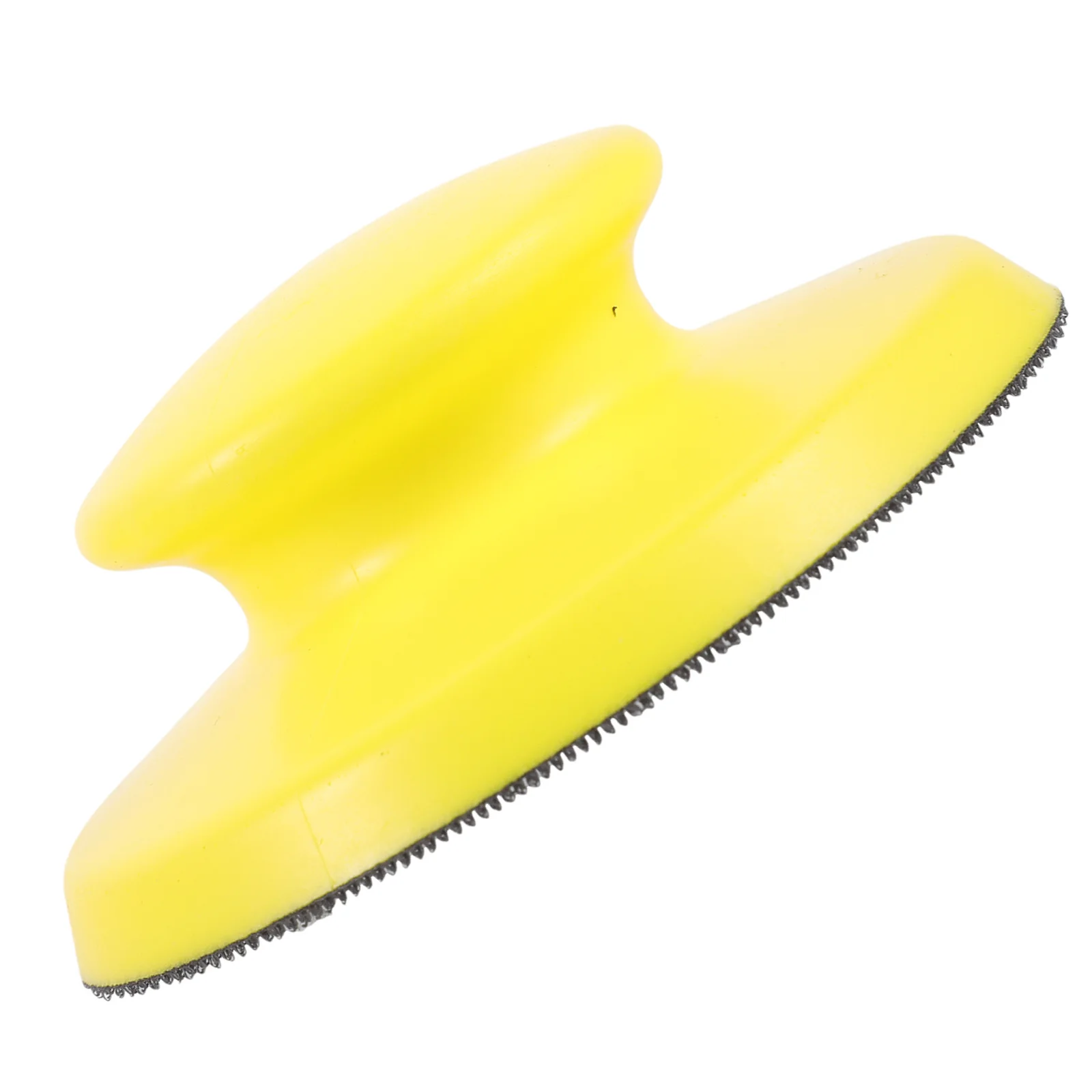 

Ручной шлифовальный блок из пенополиуретана, прочный абразивный держатель наждачной бумаги, эргономичная ручка, портативная круглая шлифовальная подушечка для шлифовальной машины для тела