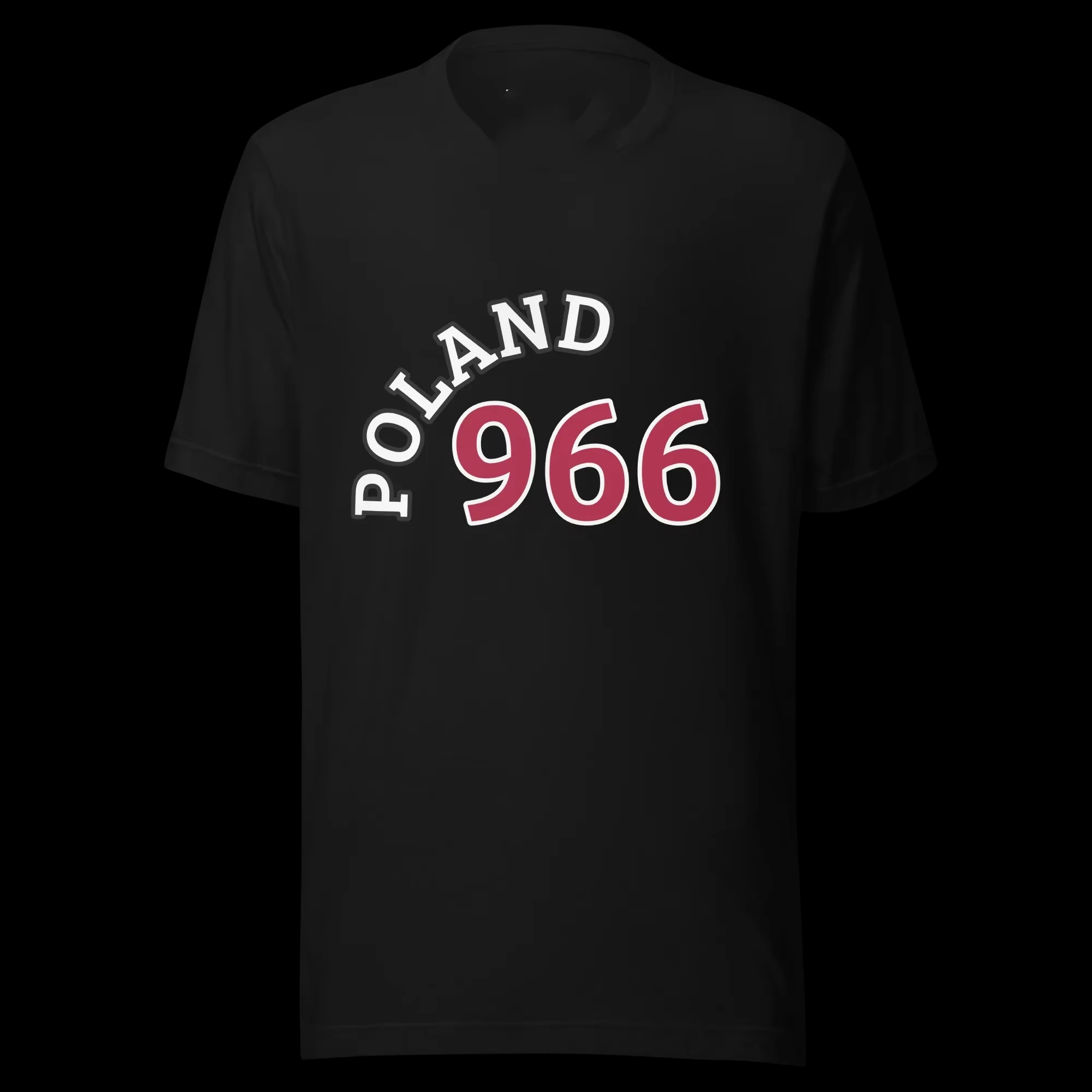 

2026 Poland 966 Heritage Begins Here T-Shirt Pure Cotton High-end Short-sleeved Summer New Print for Couples Loose and Versatile