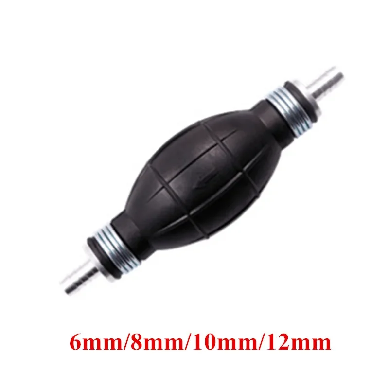 6/8/10/12mm Universal Fuel Pump Rubber Manual Liquid oil Transfer Pump Petrol Diesel Hand Primer Bulb for Car Marine Outboard