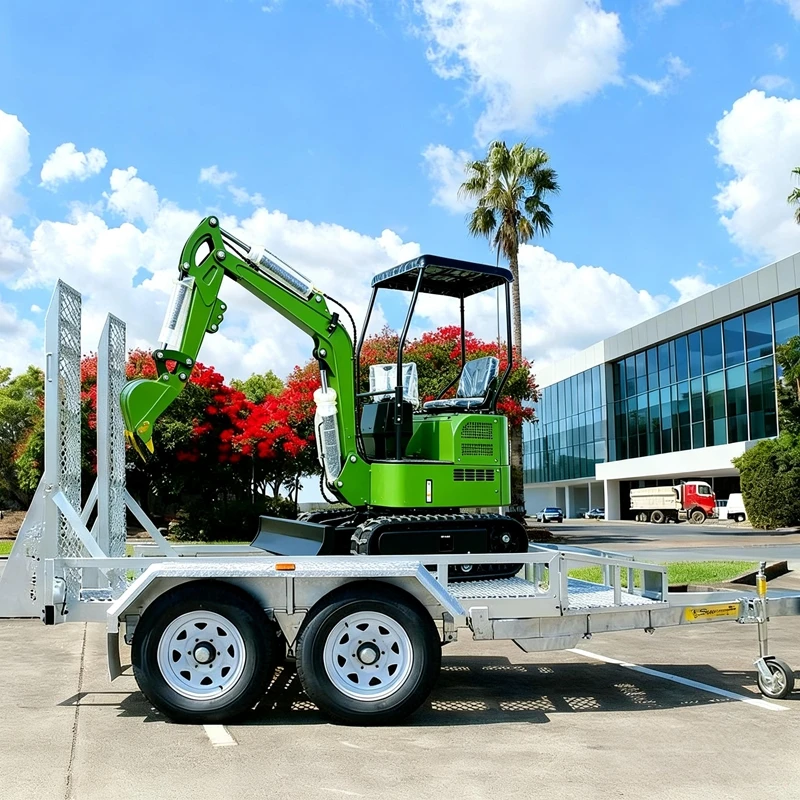 

Мини-экскаватор 0,8 тонны с двигателем Kubota, стандарт EPA/Euro 5, дизельный двигатель для строительства и сельского хозяйства, инструменты для копания.