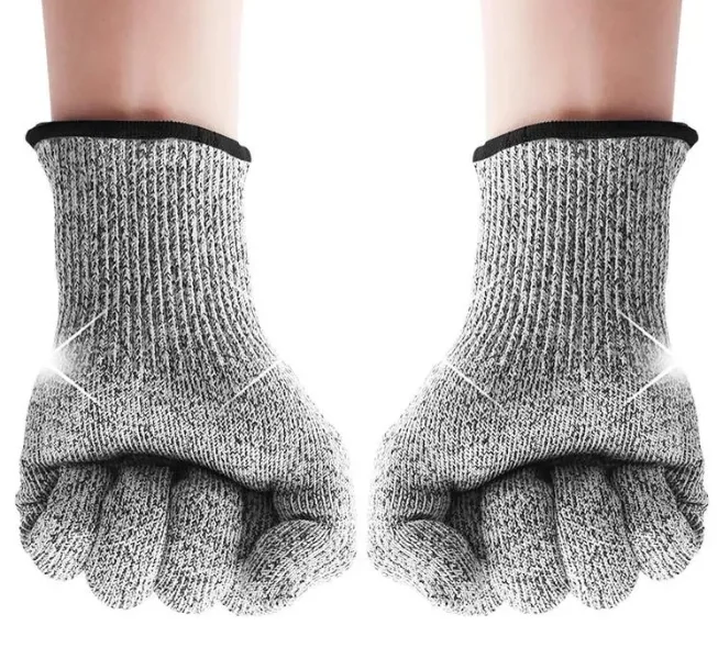 Level 5 Cut Proof Stab Resistant Wire Metal Glove Kitchen Butcher Cuts Gloves For Oyster Shucking Fish Gardening Safety Gloves