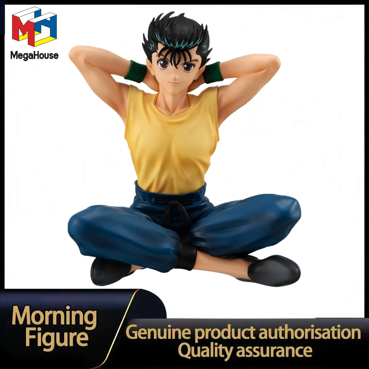 En Stock MEGAHOUSE Serie GEM YuYu Hakusho Figura de Juguete de Yusuke Urameshi Tamaño Palma de la Mano Colección de Modelos