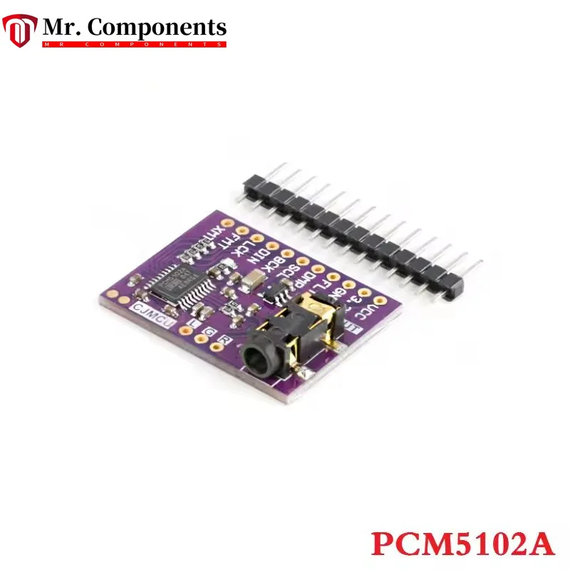 1PCS PCM5102 PCM5102A Stereo DAC Audio Digital to Analog Converter PLL Voice Module Decoder Board Interface I2S CJMCU-5102