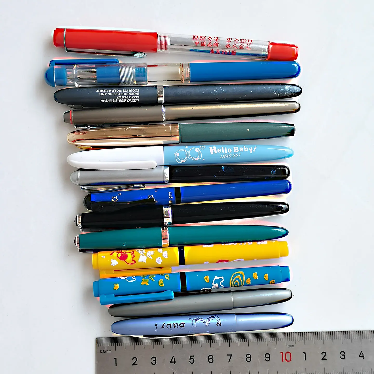 

Rare Old Fountain Pen Short Pocket Pen Stationery Collection Children's Toy Pen