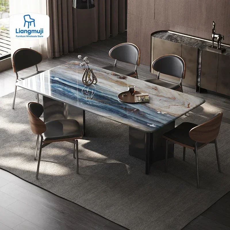

Italian Design Dining Tables Party Work Reading Restaurant Kitchen Dining Tables Marble Luxury Yemek Masasi Furniture Home