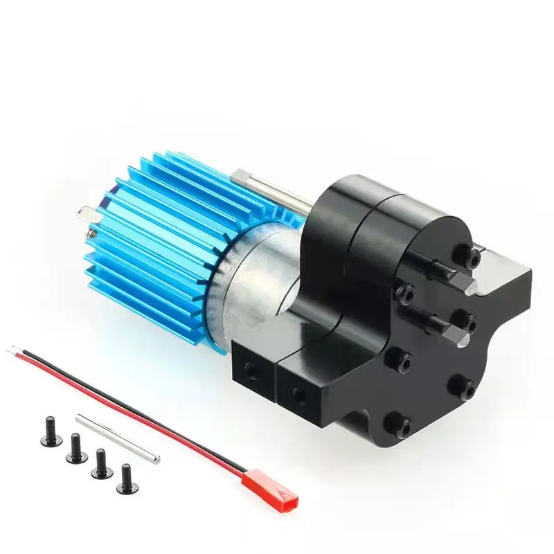 Metall-Transfergetriebe mit 370-Bürstenmotor für WPL B14 B16 B24 B36 C14 C24 JJRC Q60 MN D90 MN99S MN91 Geschwindigkeitsänderung aktualisiert