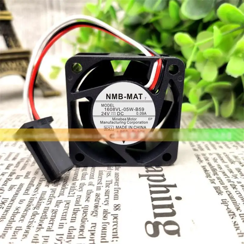 

New Cooling Fan Original For NMB-MAT 1608VL-05W-B59 24V 0.09A 4020 Fanuc Equipment Fan