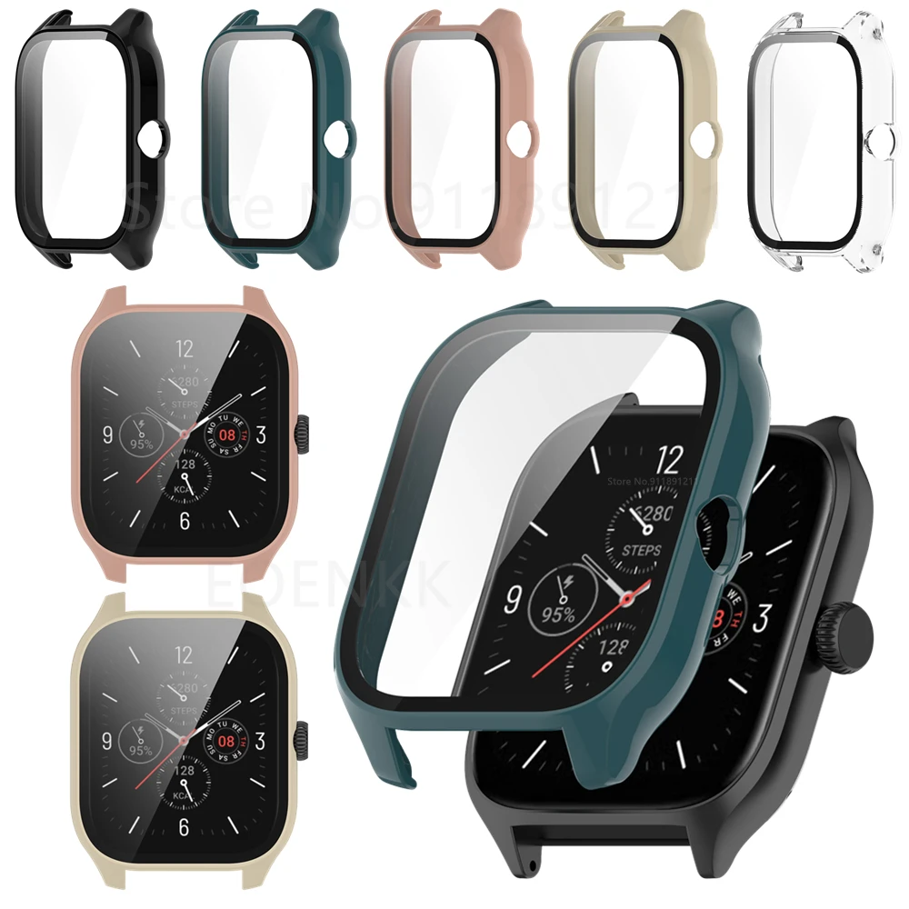 Protective PC Case Glass For Amazfit GTS4/GTS 4 Mini Full Screen Protection Watch Shell For Huami Amazfit GTS 4 Protector Cover