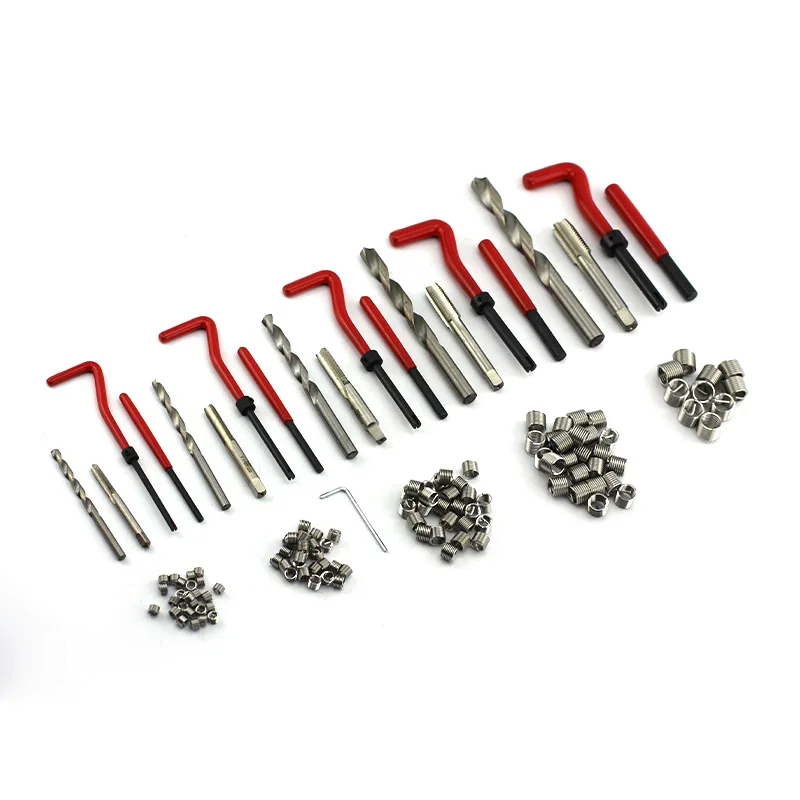 For 261 Pieces Of Thread Repair Tool, Tap Drill Bit Set, Hand Used Self Tapping Screw sleeve,Tapping Tool, Thread Sleeve Repair