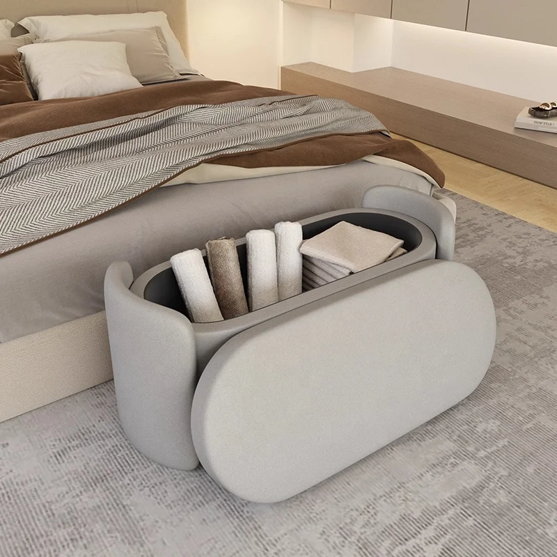 X*-Simple Modern Shoe Changing Stool Dressing Room Storage Bench for Bedroom Bed or Living Room Home Door Access