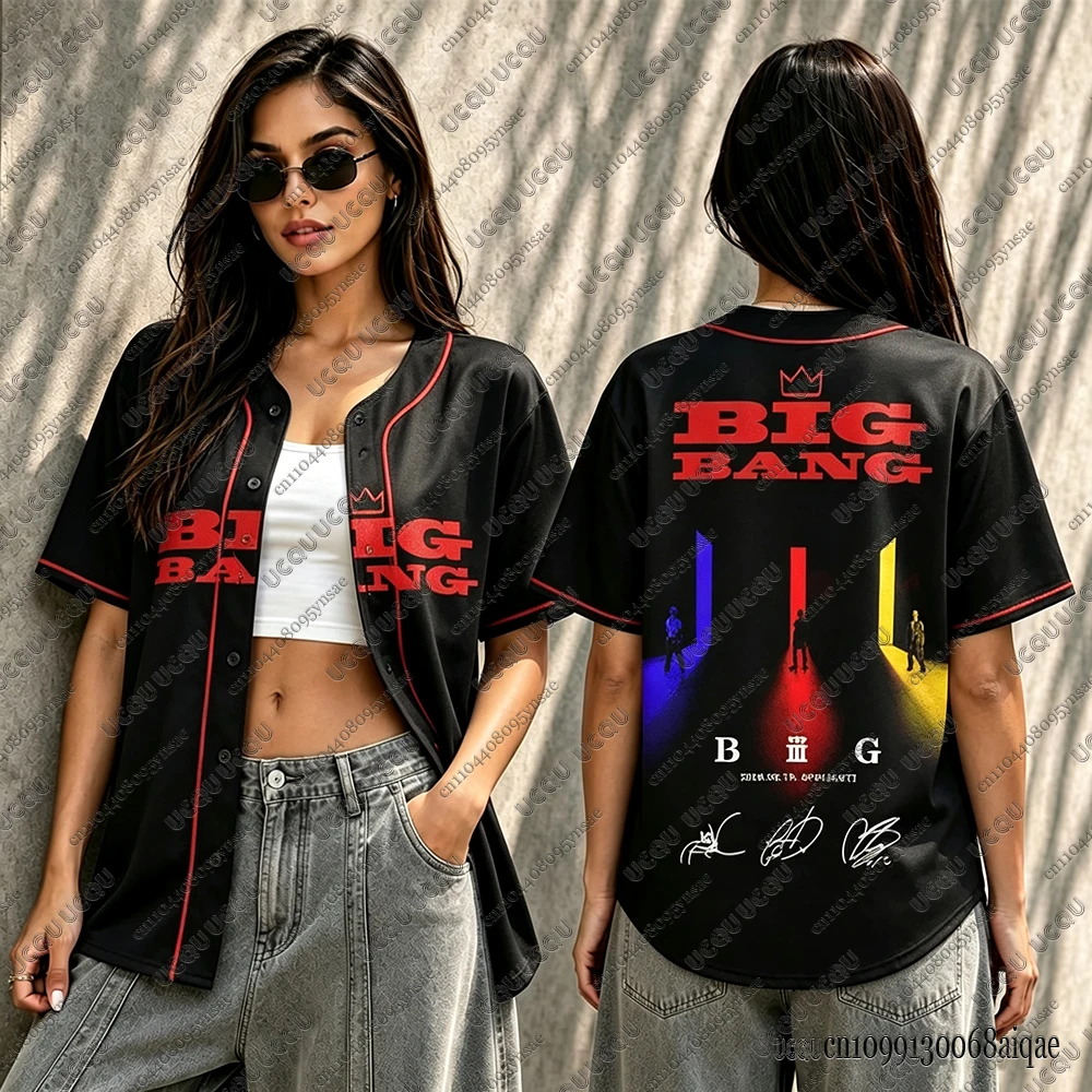 Koreanische Kpop 2026 World Tour Baseball-Trikots für Frauen Big Bang 20. Jubiläum Mesh-Sport-Baseball-Trikots Y2K Konzert-Trikot – Detail 6