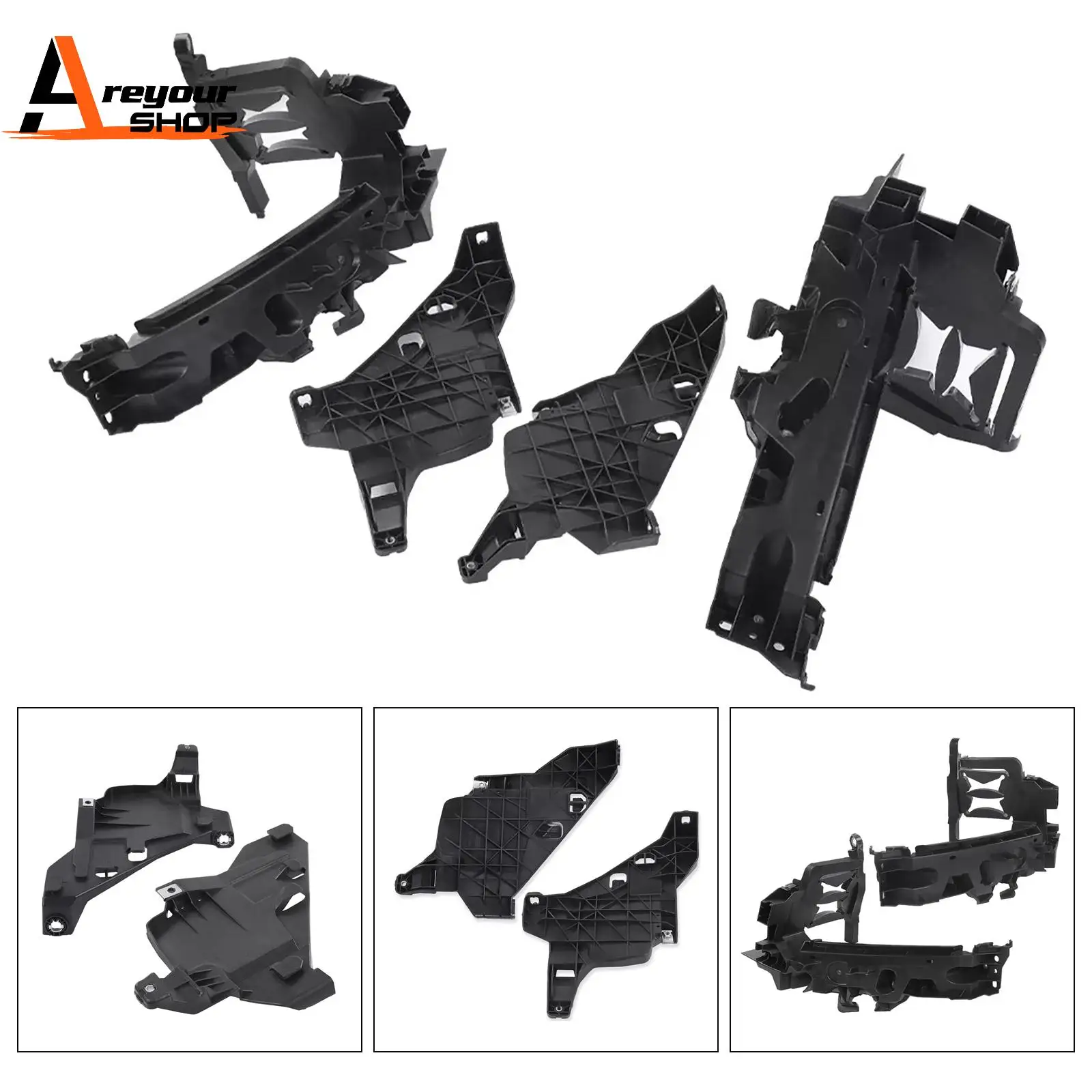 Front Headlight Mounting Bracket Support Plate for Audi Q5 SQ5 2013-2017