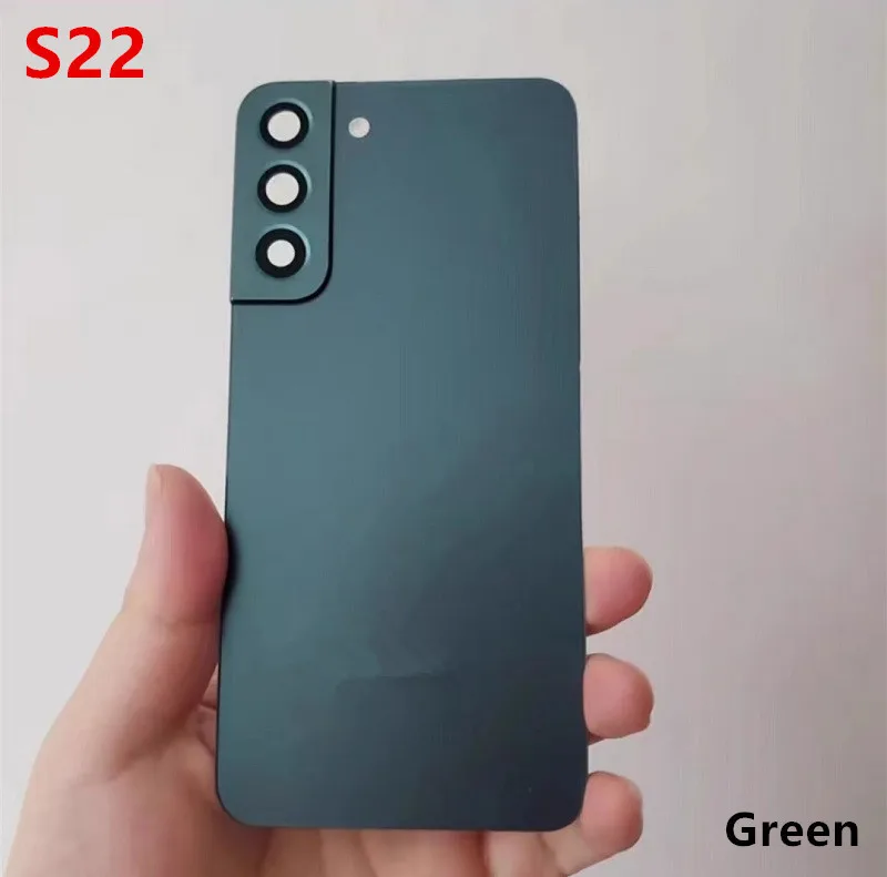 S22 Housing For Samsung Galaxy S22 S901 6.1" Glass Battery Back Cover Repair Replace Door Rear Case + Camera Lens image 5