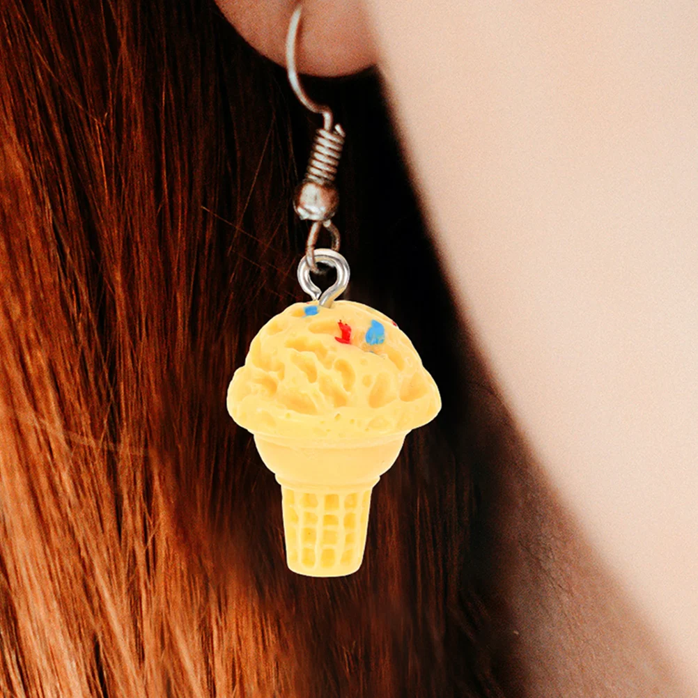 

24pcs Ice Cream Charms Resin Pendants Cute Kawaii Food Jewelry Making Diy Accessories For Necklace Bracelet Keychain Craft