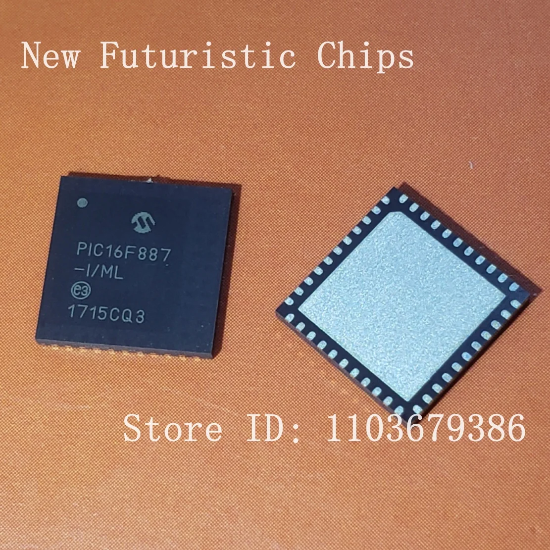 2-100PCS PIC16F887-I/ML PIC16F887 QFN44 New Original MCU