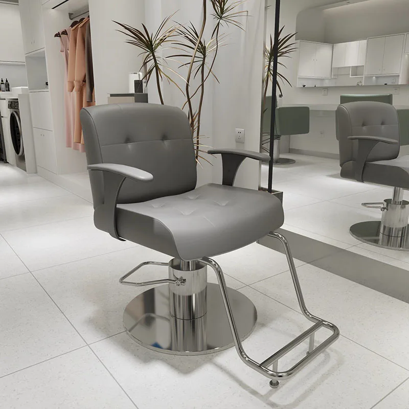 

Роскошное современное парикмахерское кресло для салона красоты, профессиональное, минималистичное, удобное кресло для стрижки, мебель для салона