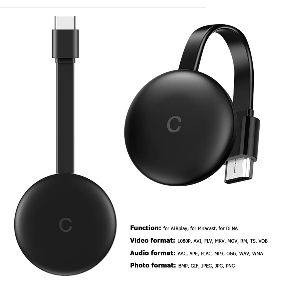 5G/2.4G اللاسلكية واي فاي عرض دونغل شاشة النسخ المتطابق 1080P HD TV G12 TV Stick ل Chromecast 4K HD HDMI-متوافق مع مشغل الوسائط