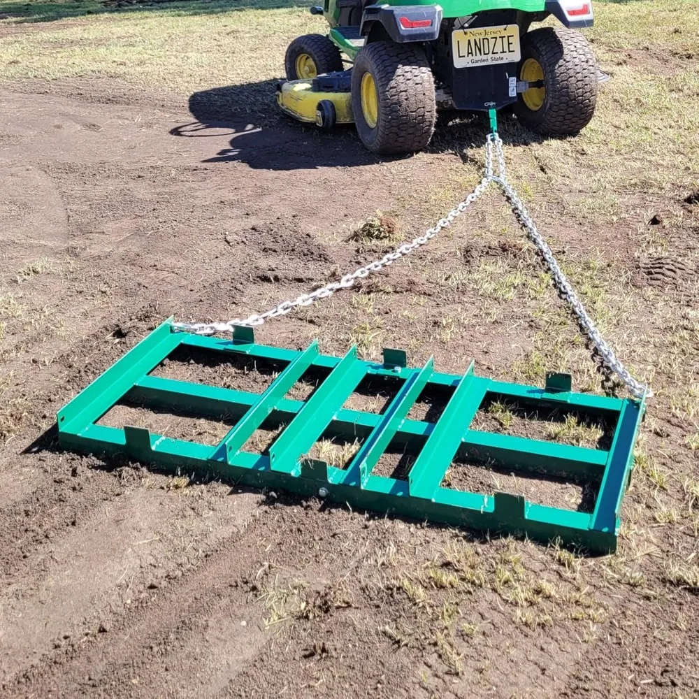 

Heavy-Duty 4-Foot Drag Harrow for Driveway Grading and Landscaping