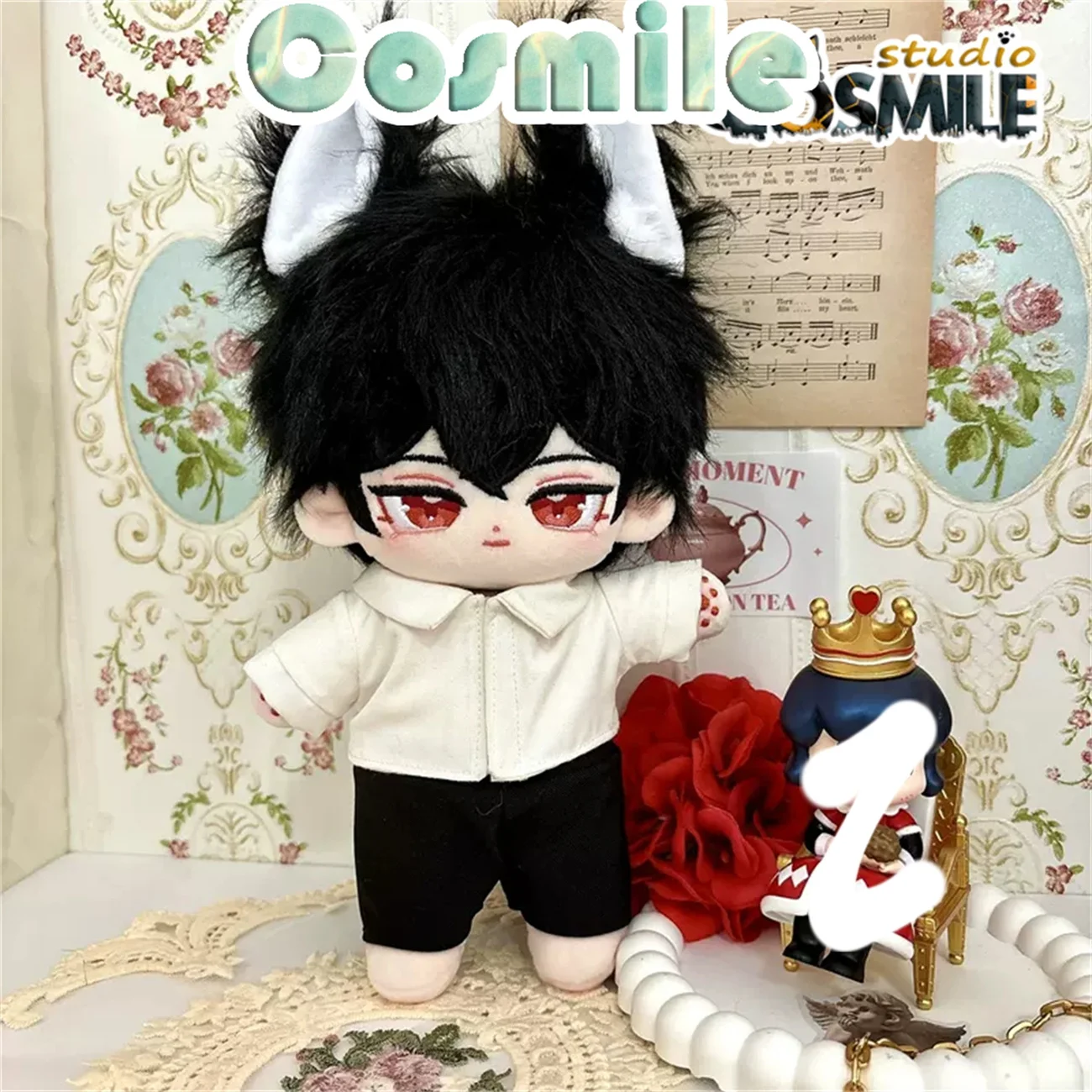 Game For All Time 다시 그리는 시간 Ayn Aiyin Prince Wolf Stuffed Plushie 20cm Plush Doll Toy Only Body YK