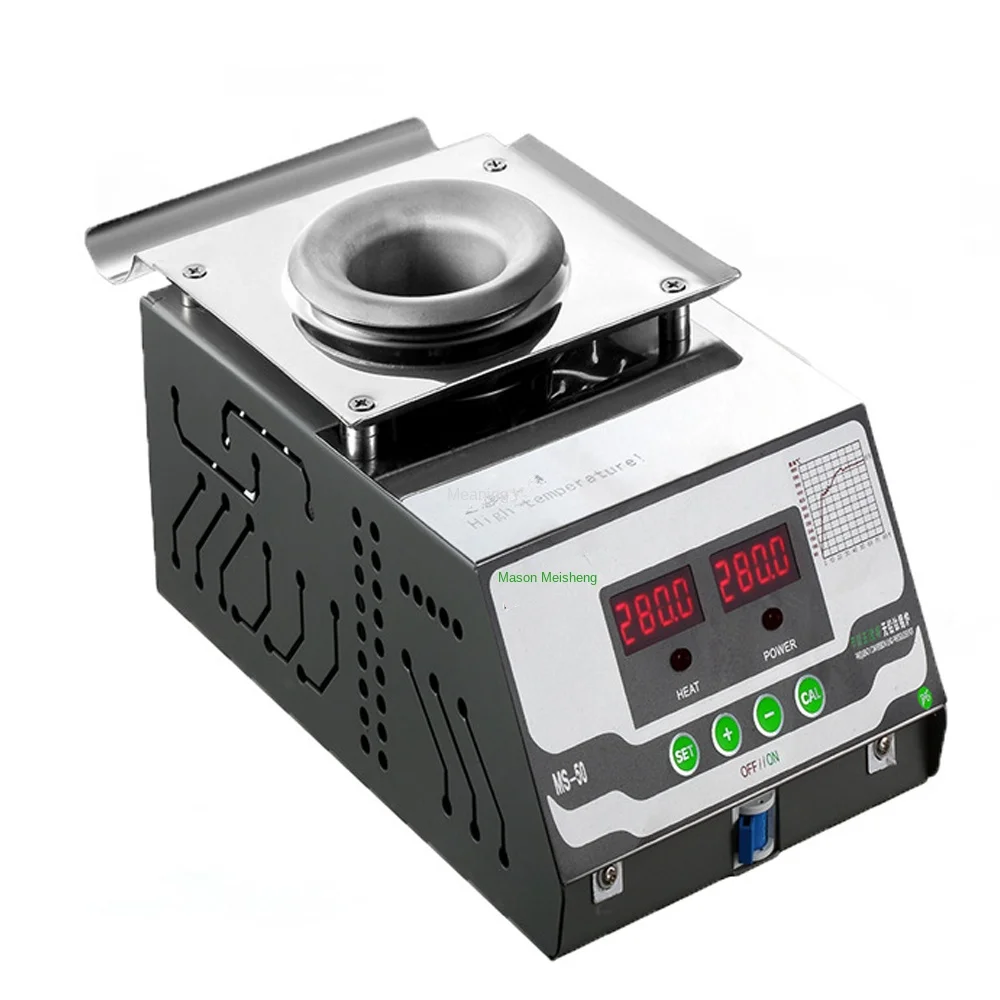 

MS-50 250w Digital Lead-free Titanium Alloy solder pot melt tin 0.6KG temperature adjustable Melting tin furnace 110V /220V