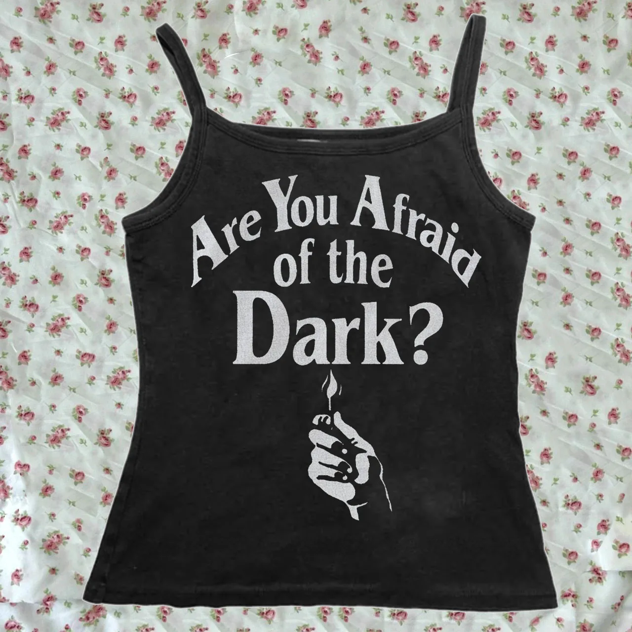 Y2k Style Aesthetic midriff-baring Tank Tops Women Sleeveless Casual Gothic pattern Tanks Harajuku top-level sexy T-shirt Emo