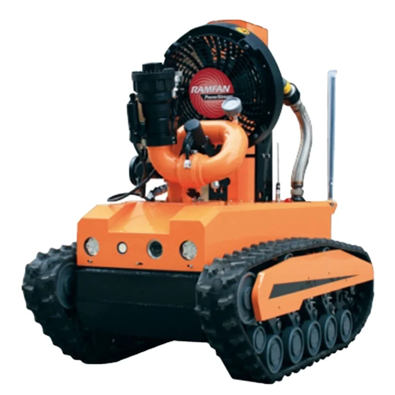 

Custom tracked firefighting robot rescue reconnaissance track multifunctional chassis remote control firefighting robot