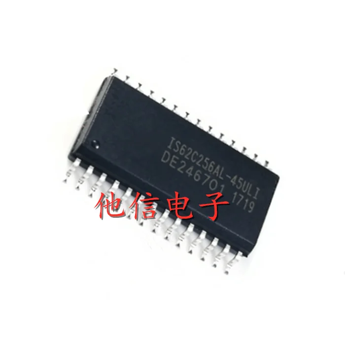

free shipping IS62C256AL IS62C256AL-45ULI SOP28 10PCS