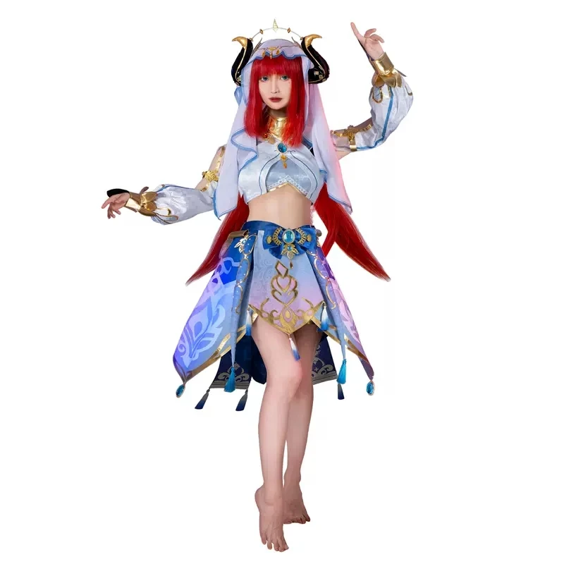 Nouveau! Nilou – Costume de danse de la région occidentale, cosplay Genshin Impact, vêtements exotiques Sexy pour femmes, Costume d'halloween G