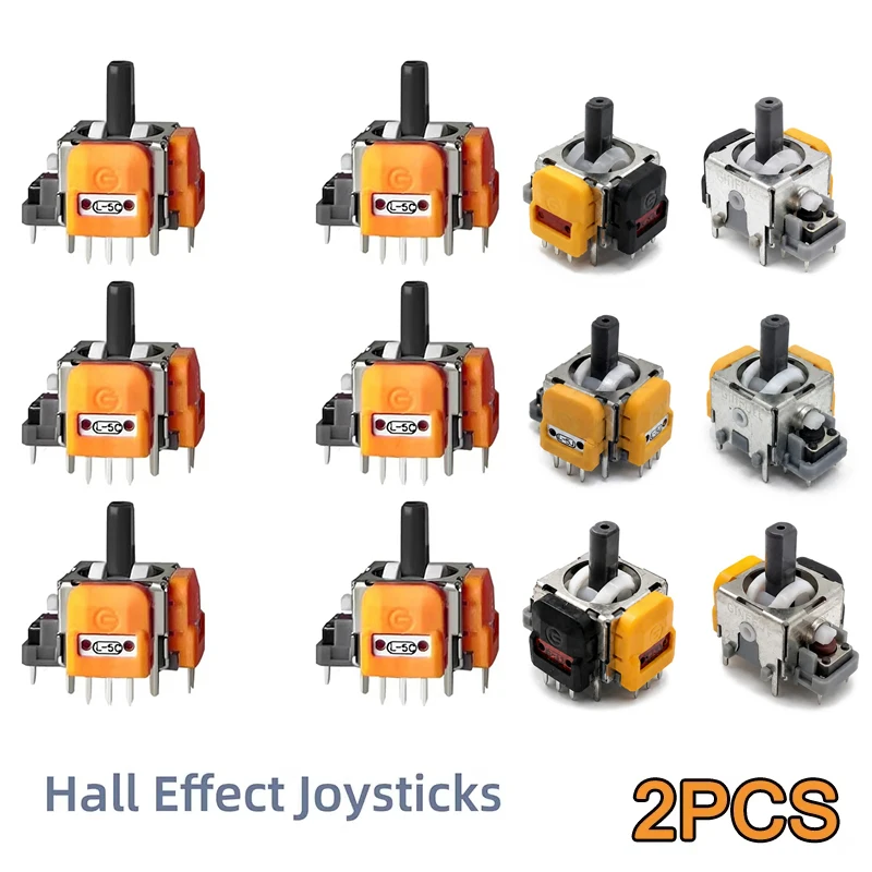 2Pcs Analog Sensor Hall Effect Joystick Repair Module For PS5/PS4/Xbox One/Switch Pro Controller Game Controller Repair Parts