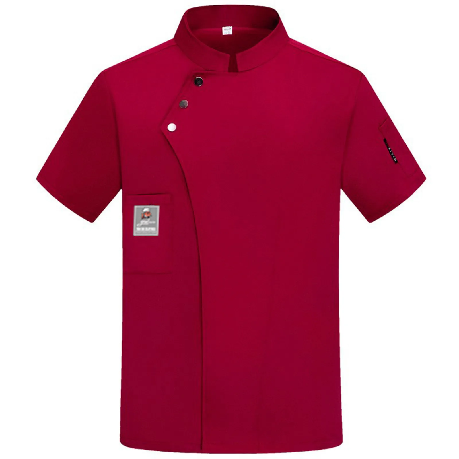 

Catering Cooking Shirt Restaurant Kitchen Chef T-shirt Baker Work Uniform Waiter Hotel Clothes Cook Jacket Cafe Overalls 2025