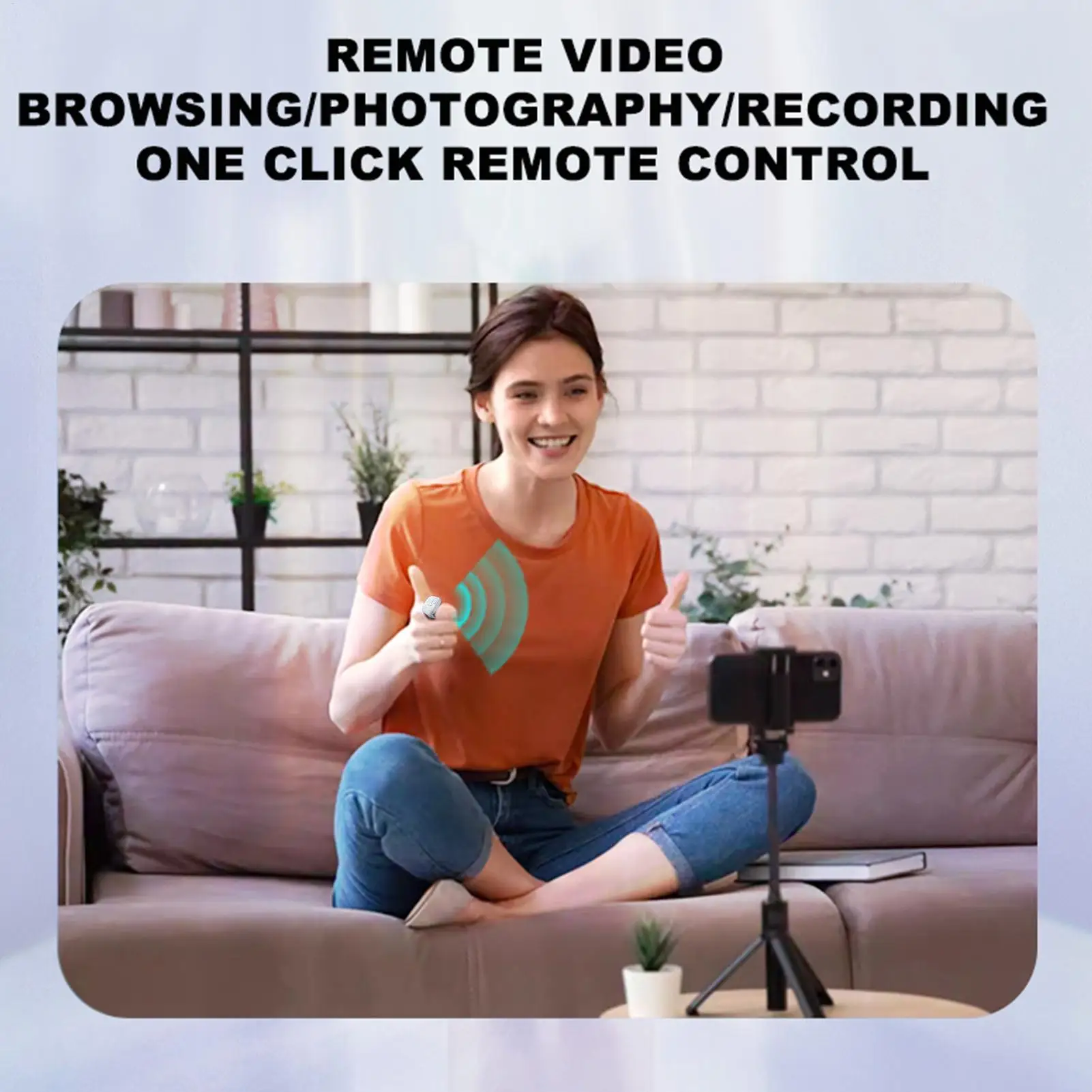 Scrolling Ring Presentation Clicker Camera Shutter Smart Ring Camera Video Recording Remote Wireless E-Reader Photos Music