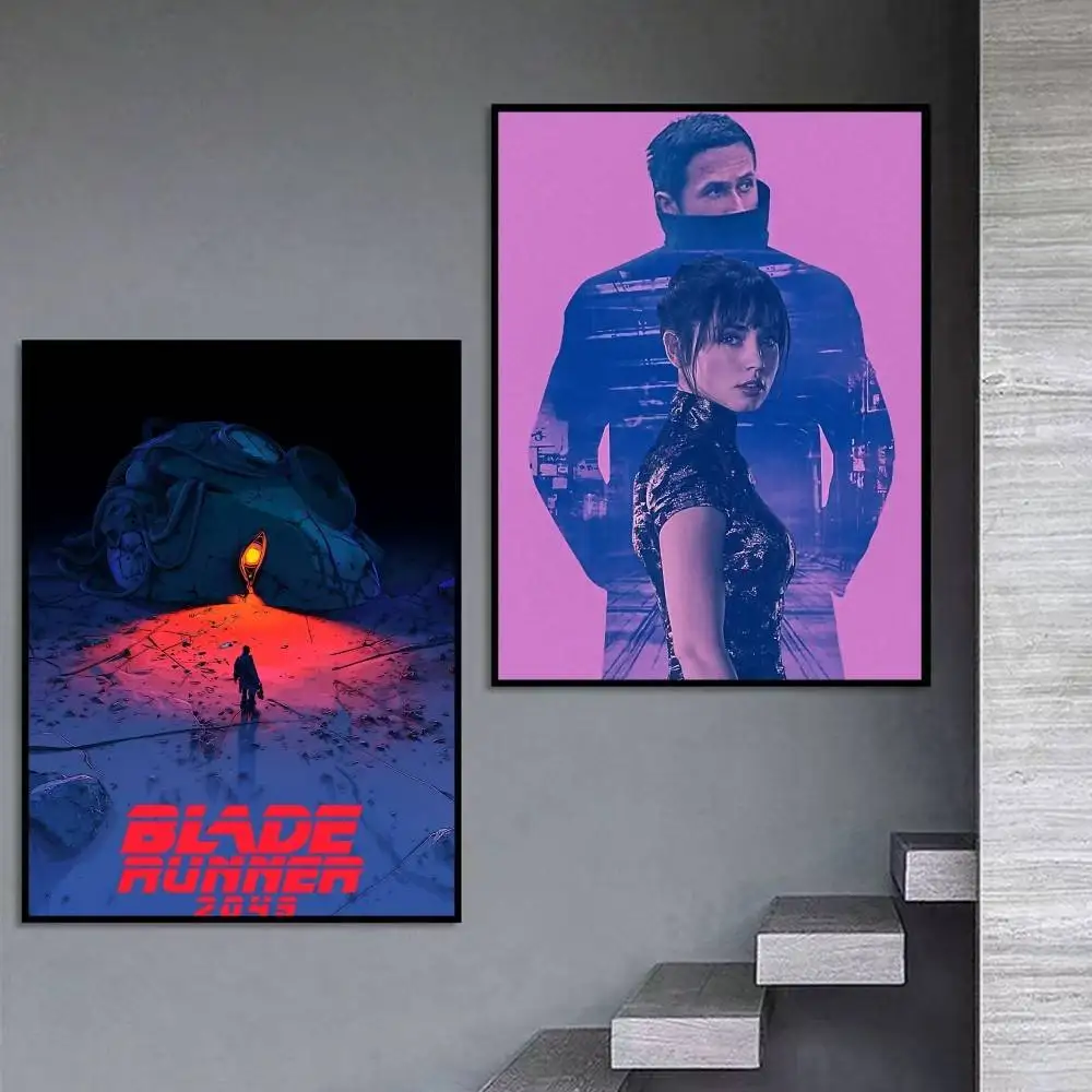 Film BR Tears-in-Rain R-Rick Deckard Poster Self-adhesive Waterproof Paper Sticker Coffee House Bar