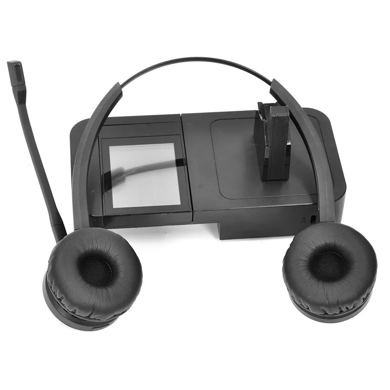 N35R-4 Cztery Sztuki Czarnych Poduszek na Uszy Zamiennych do Słuchawek Jabra 50mm Kompatybilnych z Jabra PRO 920 930 935 9450 9460 9465 9470 Hea