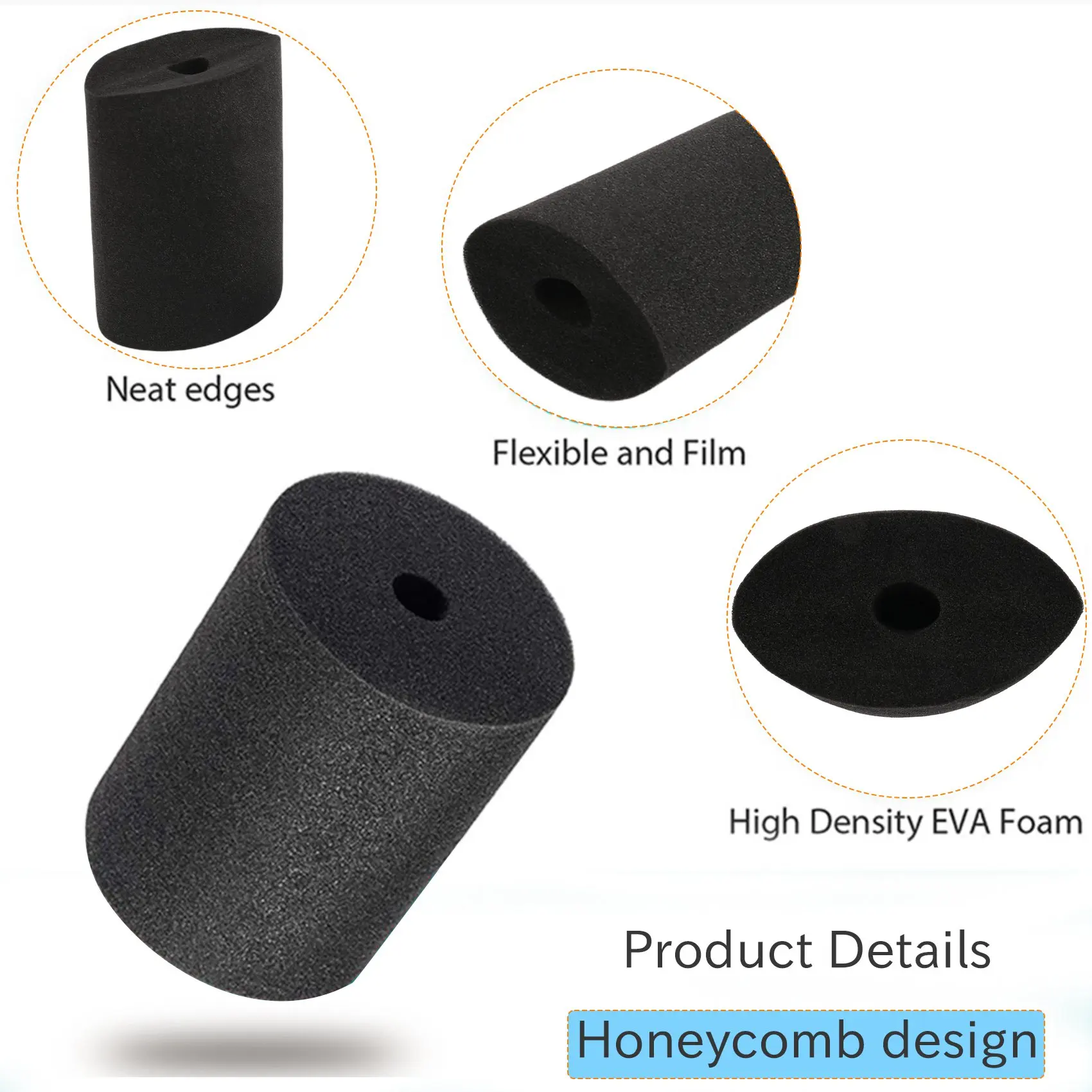 Avanzado 4 Uds taza Turner espuma negro taza Turner espuma vaso fijación Turner espuma localizar Spinner espuma taza Turner Sponge10-40 Oz