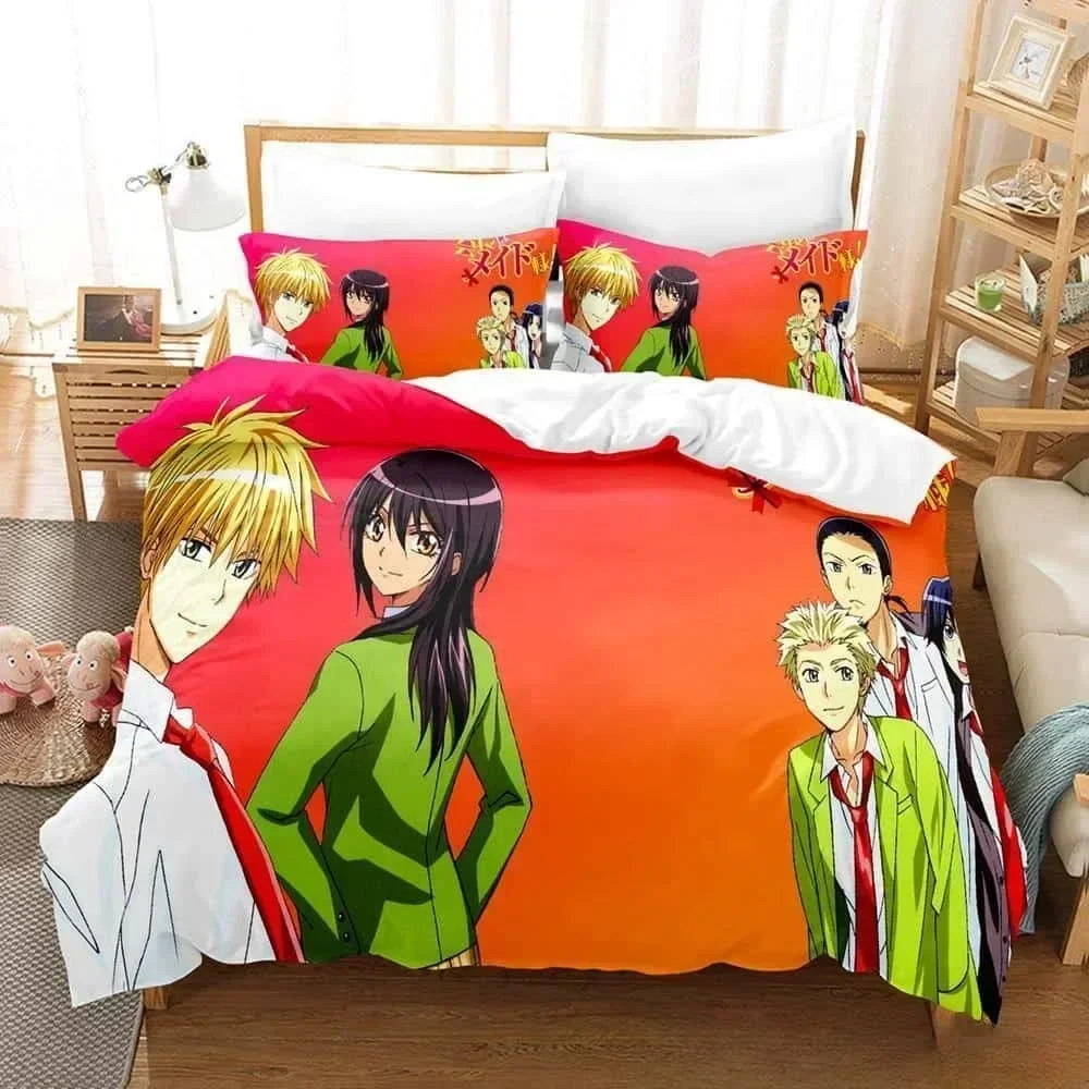 2026 New 3D Print Anime Kaichou Wa Maid-sama Bedding Set Single Twin Full Queen King Size Bed Set Adult Kid Bedroom Duvet Cover
