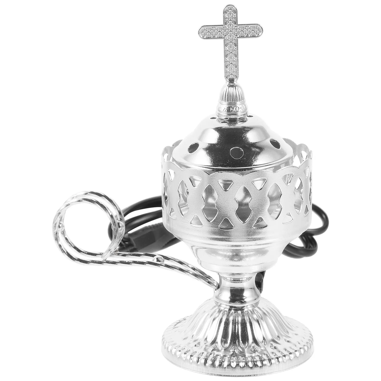 

Electric Incense Burner Aromatherapy Stove Home Decor Iron Material Living Room Table Desk Statues Figures Gifts
