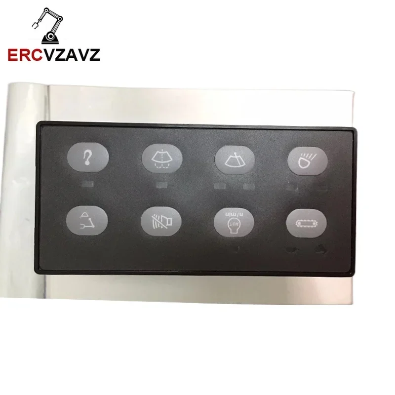 

320D 8 Buttons Headlight Wiper Controller Panel 227-7575 2277575 227 7575 191-6537 For Cat E312D E320D E325D Control Panel