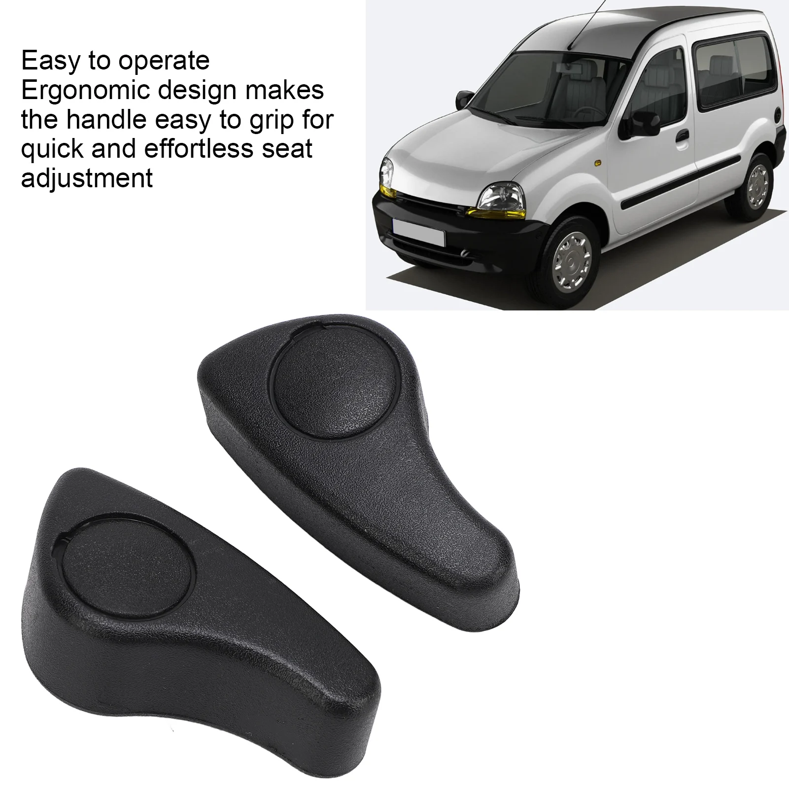 1 Pair Seat Adjustment Handle 7701205079 Left Right Seat Adjuster Grip Lever Handle for RENAULT CLIO/KANGOO/MASTER 7701207182 77