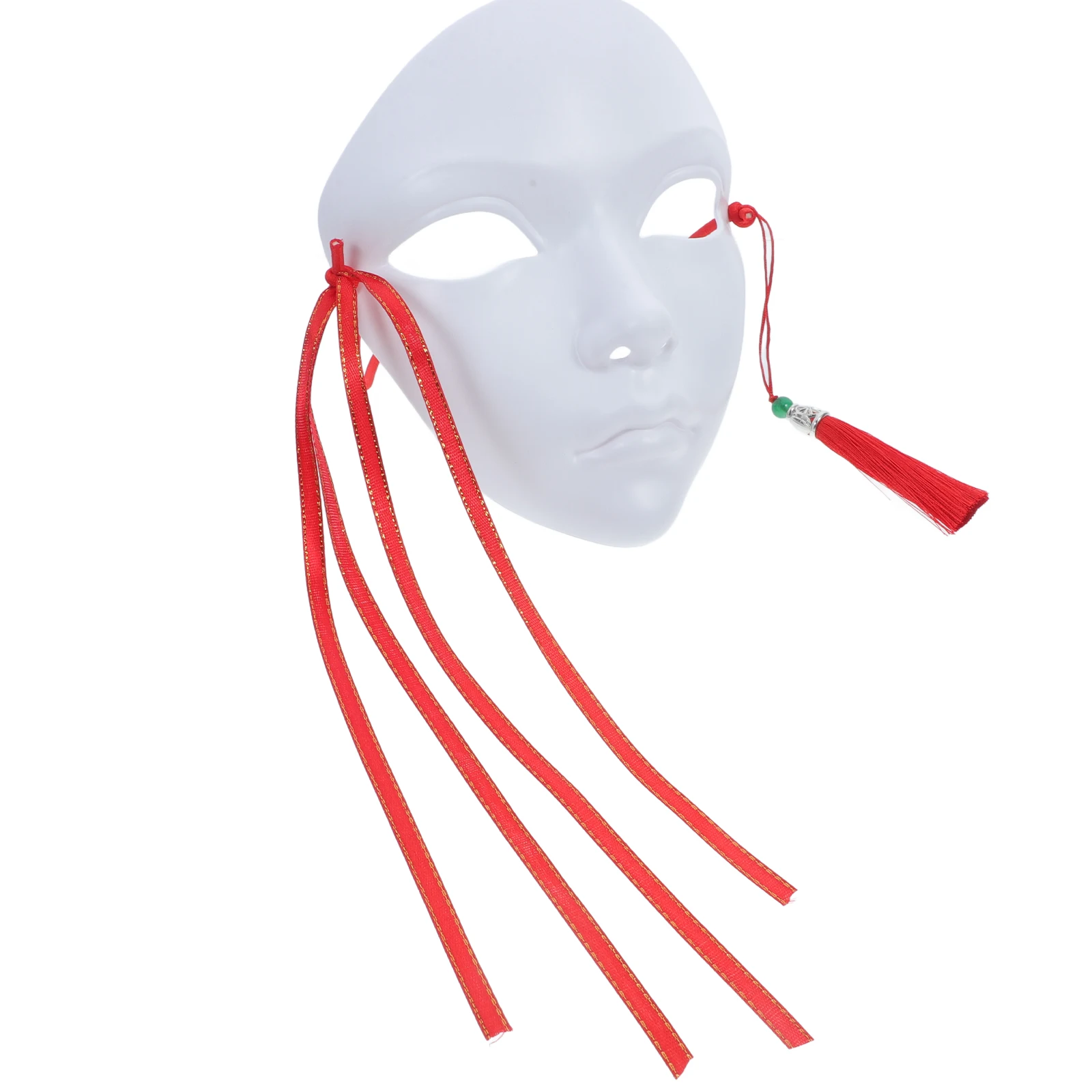 أقنعة التجميل تنكرية مرسومة يدويًا للبالغين غير مطلية، قناع أبيض للحفلات التنكرية الفارغة لتزيين الأحداث، آمن ومريح