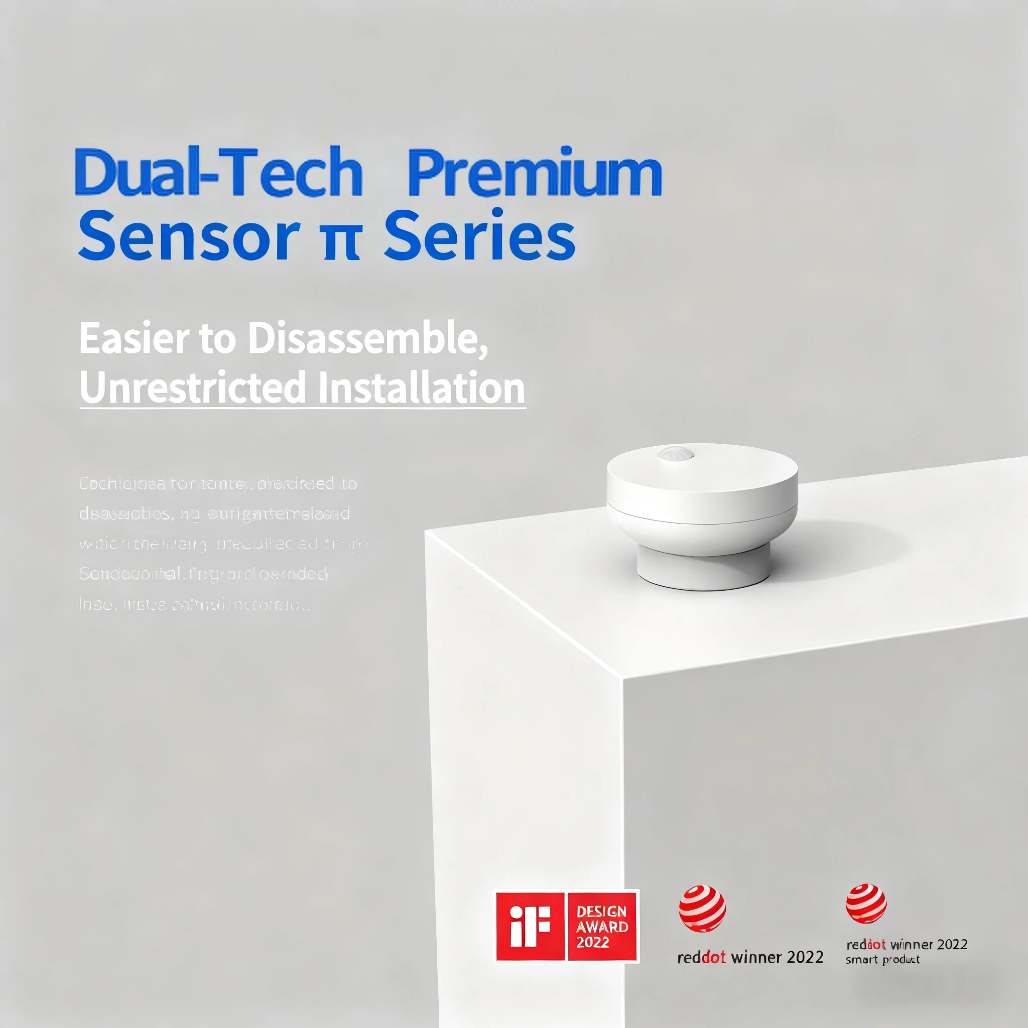 Smart Home Motion Sensor - Microwave Radar Induction, High-Precision Human Detection, Seamless Integration