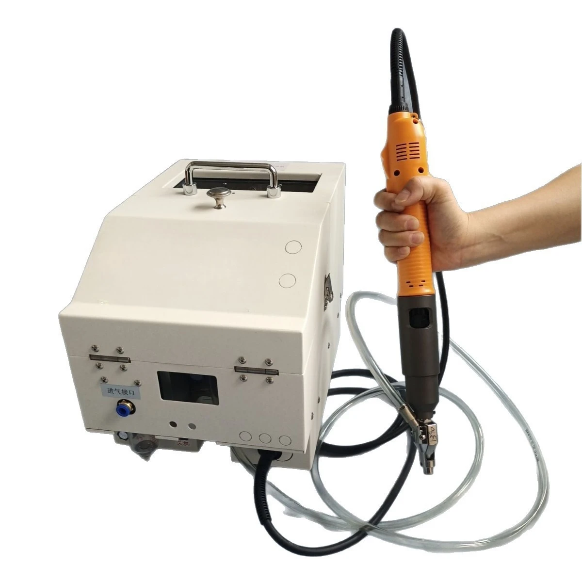 

Handheld electric screw machine Automatic locking screw machine Blowing type